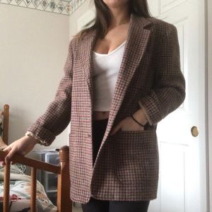 VINTAGE PLAID BLAZER